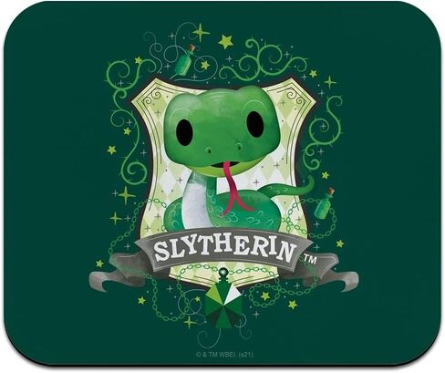 Harry Potter Chibi Slytherin Crest Low Profile Thin Mouse Pad Mousepad in Saudi Arabia