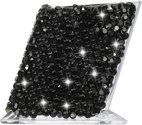 حامل بطاقة العمل في Patikil Rhinestone ، 2pcs Crystal Business Card Mounders Bling Business Card Organizer Display Stand for Desktop Desk Office Exhibition ، Pink in Saudi Arabia