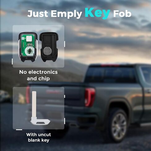 Key Fob for GMC Yukon Chevy Tahoe /Suburban HYQ1AA 2014 2015 2016 2017 Keyless Entry Key Shell case Cover in Kuwait