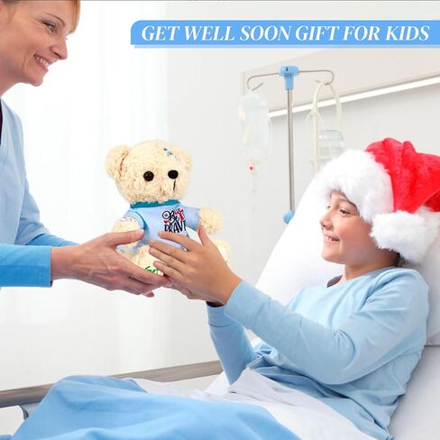 Breast Cancer Survivor Teddy Bear Stuffed Animal – Breast Cancer Gifts for Women, 8" Breast Cancer Awareness Stuffed Bear Plush Toy with Pink Ribbon Hat, Breast Cancer Comfort Gifts | I'm a Survivor in Kuwait