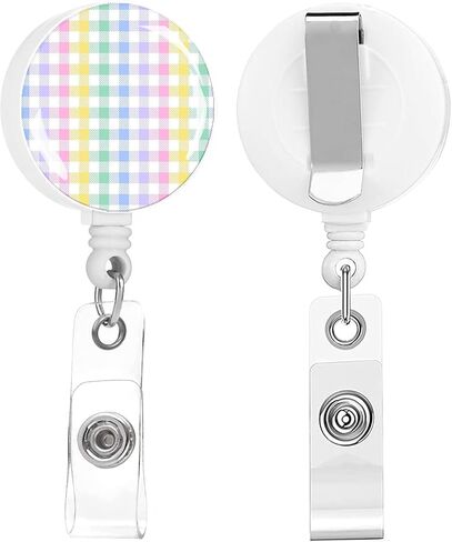 بكرات الشارة قابلة للسحب ، حاملي شارات الهوية قابلة للسحب ، حامل بطاقة هوية مقاطع شارة قابلة للسحب للمعلم ، الطالب ، عامل المكتب (زهرية رجعية) in Kuwait