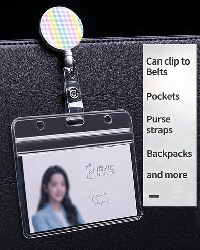 بكرات الشارة قابلة للسحب ، حاملي شارات الهوية قابلة للسحب ، حامل بطاقة هوية مقاطع شارة قابلة للسحب للمعلم ، الطالب ، عامل المكتب (زهرية رجعية) in Kuwait