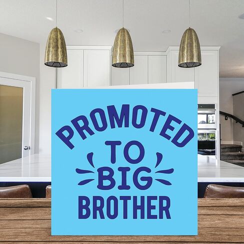 Stuff4 New Baby Card Usisex - تمت ترقيته إلى Big Brother - تهانينا لبطاقات الأطفال حديثي الولادة ، وحسنت بطاقات جديدة تهانينا ، مرحبًا بك في Home Homes ، بطاقات المعايدة 145 ملم من أجله in Saudi Arabia