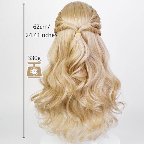 Purple Braid Wig for Kids Girls Toddlers Purple Wig with Long Braids Ponytail Clip for Stage Party Halloween Costume Cosplay in Saudi Arabia