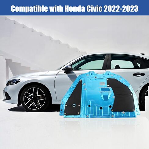 واقي درع دفقة المحرك متوافق مع Honda CRV 2017-2022، واقي علبة المحرك أسفل غطاء درع السيارة OEM 74112-TLA-A01 74112TLAA01، واقي دفقة المحرك in Kuwait