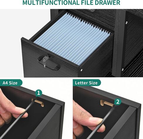 DWVO Computer Desk with Drawers & Hutch, 59.1" Office Desk with Power Outlets & LED Lights, Home Office Desk with Storage Shelves, Black in Saudi Arabia