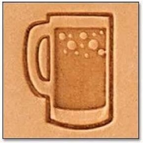 Tandy Leather Craftool Mini 2-D Stamp Beer