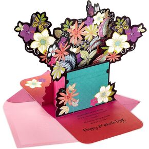 Hallmark Mahogany pop oup mothers card من الابن أو الابنة (هدية قوية) (799MBC1159)
