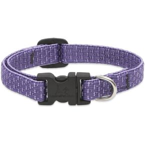 LupinePet Eco 1/2" Lilac 8-12" Adjustable Collar for Small Dogs