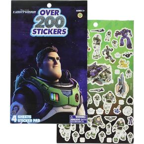 20602: Buzz Lightyear 4 Sheet Foil Cover Sticker Pad, 200+ Stickers in Kuwait