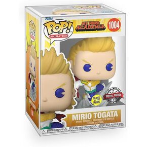 Pop Anime: My Hero Academia - Mirio Togata (Glows in The Dark) Exclusive Vinyl Figure Included with Box Protector Compatible for Funko