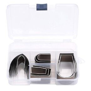 FDIT 18 PCS/مجموعة أدوات لكمة الجلود ، سبيكة الصلب العالمي ، مجموعة لكمة ، مجموعة أدوات ، أدوات عمل جلدية ، أدوات عمل جلدية