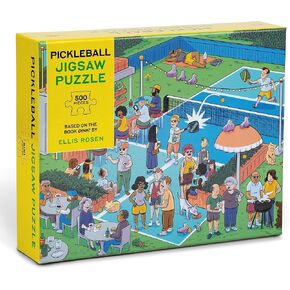 Pickleball Jigsaw Puzzle: لغز بانوراما من 500 قطعة بناءً على كتاب Dink! (مع 10 كرات مخبأة للعثور عليها)