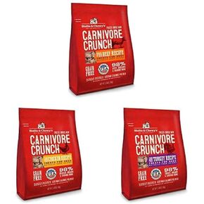 Stella & Chewy's Freeze Raw Carnivore Crunch Treats (حزمة 3 ، 3.25 أوقية.