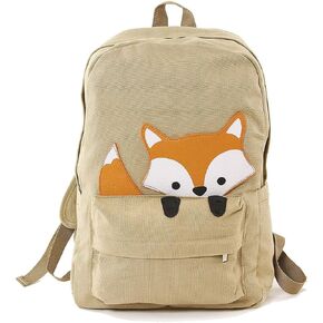 85120cn-kh peeking backpack canvas canvas ، حجم واحد ، متعدد الألوان
