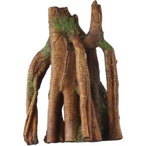 Aquarium Resin Tree Trunk Ornament, Lifelike Driftwood Decor, Length Assorted Branches Sunken Tree Trunk Resin Fish Tank Decoration