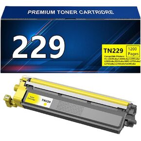 TN229 Cyan Toner Cartridge Replacement for Brother TN-229 TN229XL TN-229XL Work for Brother HL-L3280CDW HL-L3220CW MFC-L3720CDW MFC-L3780CDW Printers (TN229-Cyan)