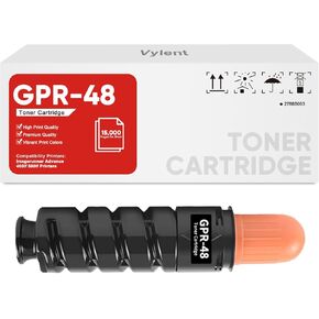 GPR-48 GPR48 Black High Yield Toner Cartridges Replacement for Canon 2788B003AA Toner Compatible Compatible for Canon imageRUNNER Advance 400 400i F500 500i 500iF 500iFG Printers (1 Pack)