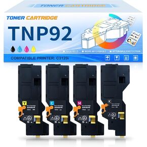 TNP-92 TNP92 Toner Cartridge AE1Y130 AE1Y230 AE1Y330 AE1Y430 Compatible TNP92K TNP92C TNP92M TNP92Y Toner Replacement for Konica Minolta Bizhub C3120i Printer