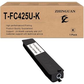 إعادة تصنيع T-FC425U T-FC425U-K خرطوشة الحبر الأسود ، Fore Studio 3525AC 4525AC 5525AC 6525AC PRINTERS (1 pack)