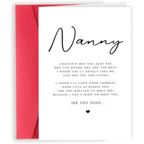 Funny Pregnancy Reveal Gifts: Cute Card for Grandpa & Grandma, Promoted from Dog Grandparents to Human Grandparents