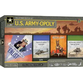 MasterPieces Opoly Board Games - U.S. Army Opoly - Officially Licensed Board Games For Adults, Kids, & Family