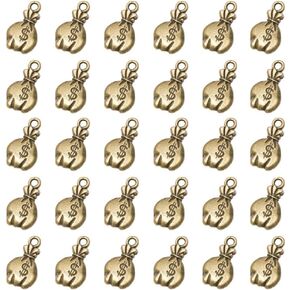 100 PCS برونزية العتيقة ميني دولة أمريكية تسجيل الأموال سحر الأموال ، وملحقات DIY الحزمة السائبة للأساور ، والقلائد ، والحرف اليدوية