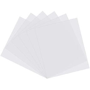 15 PCS 7.5 mil stencil فارغة ، 12 "× 12" أوراق شروط الحيوانات الأليفة الشفافة حليبي ، مواد قالب قابلة لإعادة الاستخدام المربعة لصنع الإستنسل الخاصة بك
