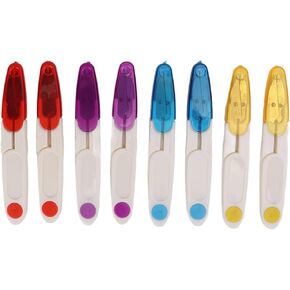 8pcs مقص الخياطة clippers ، خيط خيط الخيط خيوط الخيوط الحرف مقص ميني Small Snips تقليص nipper لمكتب منزل School Stitch Diy Suppliesnippers & Snips