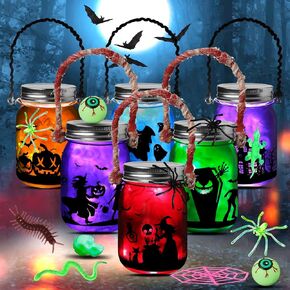 6Pack Halloween DIY Arts and Crafts Kits for Kids 3 4 5 6 7 8 9 10 year