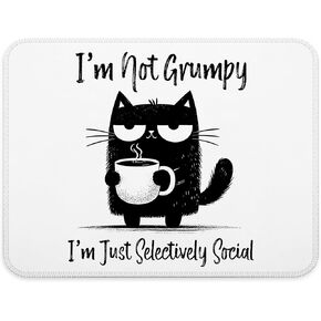 Funny Raccoon Mouse Pad, Retro Sarcastic Raccoon Meme Mouse Pads for Work Wireless Mouse Computers Laptop Desk Accessories, Coworker Sarcastic Office Gifts, Raccoon Gifts, 9.5x7.9 Inch in Kuwait