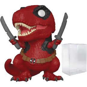 POP Marvel: Deadpool Parody - Dinopool Funko Pop! Vinyl Figure (Bundled with Compatible Pop Box Protector Case), Multicolor, 3.75 inches