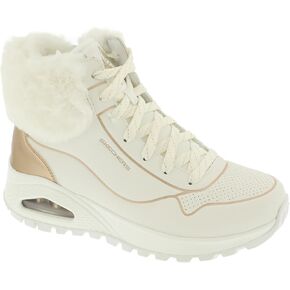 Skechers USA Uno Rugged167993 Womens Boot 85 BM US WhiteRose Gold