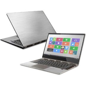Maysyskins الجلد متوافق مع Lenovo Yoga 920-13ikb - Cold Steel | غلاف الالتفاف الواقي ، الدائم ، والفريد من نوعه | من السهل تطبيق الأنماط وإزالتها وتغييرها | صنع في الولايات المتحدة