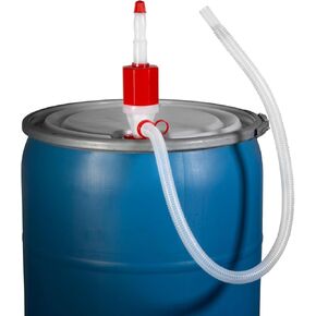 TERAPUMP BPA Free Food Safe Survival Fast Speed Drum Siphon Manual Pump for Drinking Water Heavy Duty (5 GPM)