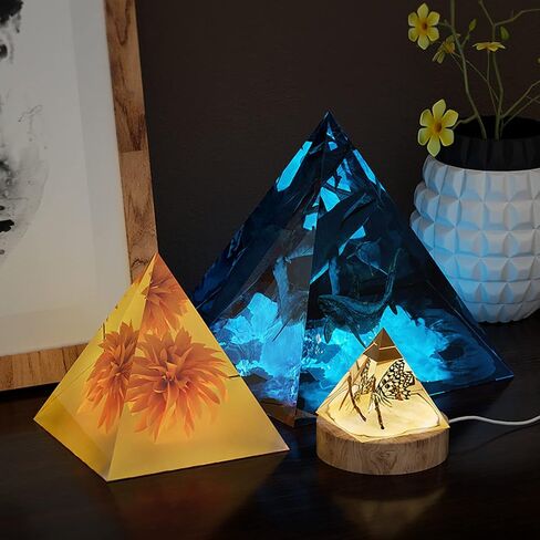 Silicone Pyramid Molds for Resin,Pyramid Silicone Molds for Chakra Orgonite-Orgone Pyramid Craft-Resin Ornament Mold in Saudi Arabia