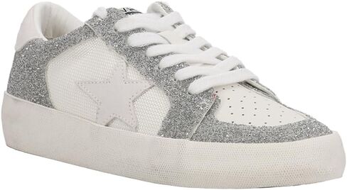 VINTAGE HAVANA Women's Reflex Sneaker, Natural/Gold, 7 in Saudi Arabia