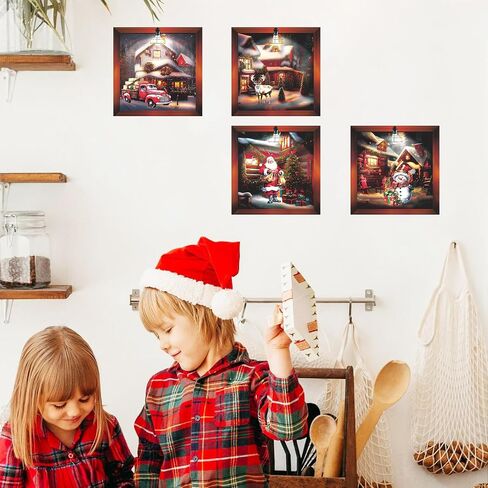 Christmas Fireplace Wall Decals Large Christmas Snowman Wall Stickers Holiday Winter Wall Stickers Snowman Window Stickers Christmas Window Clings Christmas Wall Decorations Party Supplies in Kuwait