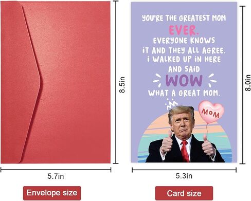 Funny Mother’s Day Card for Her, Hilarious Birthday Gift for Queen Fans, Mama Card for Women in Saudi Arabia