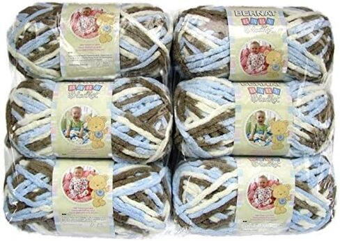 BERNAT Baby Blanket Yarn, 3.5oz, 6-PACK (Pitter Patter) in Kuwait