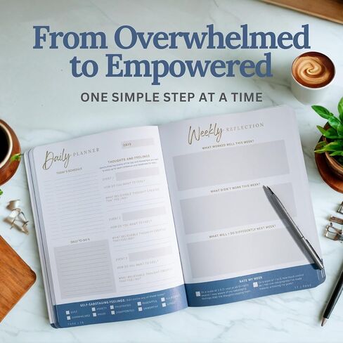 Goal Planner Journal for Men & Women: Becoming Self-Made – 90-Day Step-by-Step Goal Setting Planner with Psychology Tools & Coaching Prompts – Achieve Goals and Build Daily Habits for Success in Kuwait