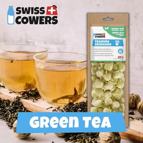 Swisscowers Training Crunchies for Small and Large Dogs, Ideal for Training, Made with 100% Swiss Milk, Lactose-Free, Gluten-Free, No Preservatives - 30g (One Size, Energy Plus) in Kuwait