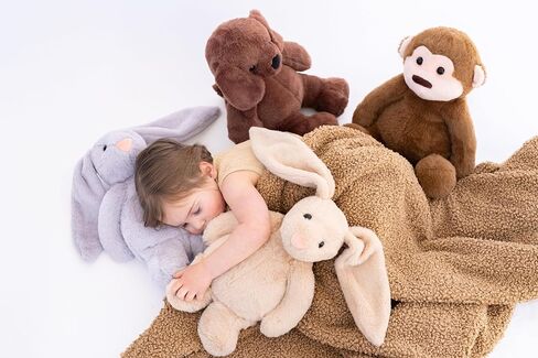3 lb Weighted Bunny Stuffed Animal 16 in - Weighted Plush Animals - Weighted Stuffed Animals for Anxiety - Weighted Stuffed Animals for Kids, Adults in Saudi Arabia
