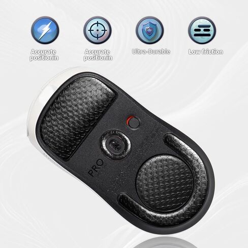 Smooth Gliding Mouse Skates for Logitech G Pro X Superlight Mouse Feet Replacement(PTFE,Black) Rounded Edges Ultra-Smooth and Durable Gaming Mouse Slider for G Pro Superlight in Kuwait