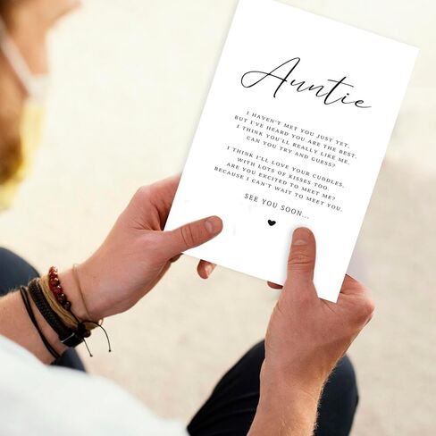 Funny Pregnancy Reveal Gifts: Cute Card for Grandpa & Grandma, Promoted from Dog Grandparents to Human Grandparents in Kuwait