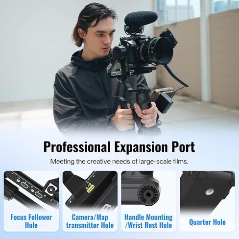 ZHIYUN Crane 4E, Camera Gimbal Stabilizer for DSLR，Professional 3-Axis Camera Stabilizer, More Energy-Saving in Saudi Arabia
