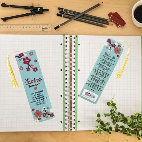 Bible Bookmark with Tassel & Scripture - Genesis 2:24 Marriage Bible Verse Bookmark - Inspirational Christian Bookmarks for Men & Women - Religious Bookmarks in Kuwait