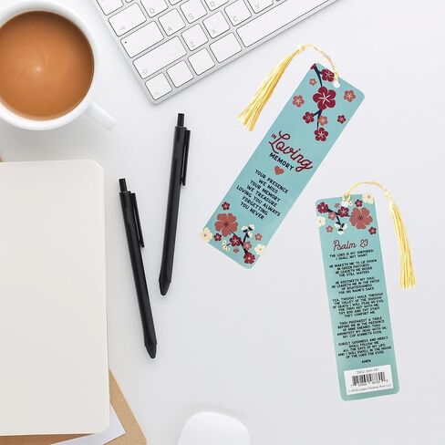 Bible Bookmark with Tassel & Scripture - Genesis 2:24 Marriage Bible Verse Bookmark - Inspirational Christian Bookmarks for Men & Women - Religious Bookmarks in Kuwait