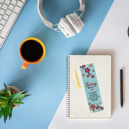 Bible Bookmark with Tassel & Scripture - Genesis 2:24 Marriage Bible Verse Bookmark - Inspirational Christian Bookmarks for Men & Women - Religious Bookmarks in Kuwait