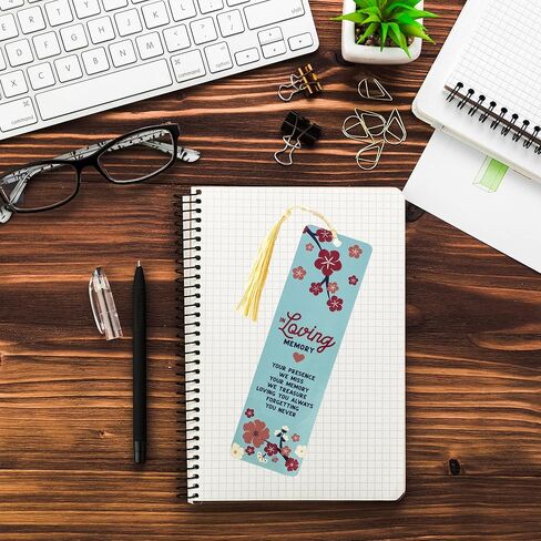 Bible Bookmark with Tassel & Scripture - Genesis 2:24 Marriage Bible Verse Bookmark - Inspirational Christian Bookmarks for Men & Women - Religious Bookmarks in Kuwait